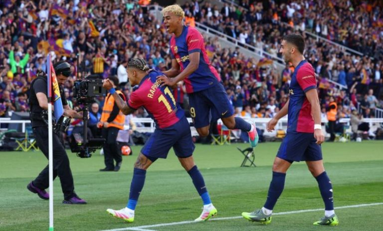 الكلاسيكو المجنون يرجح كفة برشلونة للفوز بالدوري الإسباني