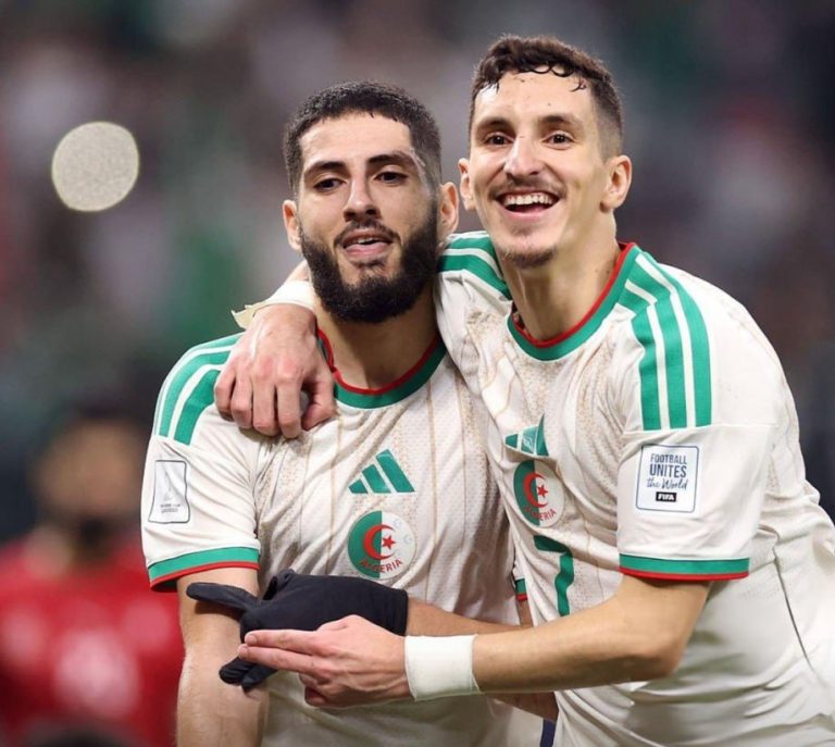 المنتخب الجزائري يقسو على البحرين ويضربه بخمسة اهداف في كأس العرب